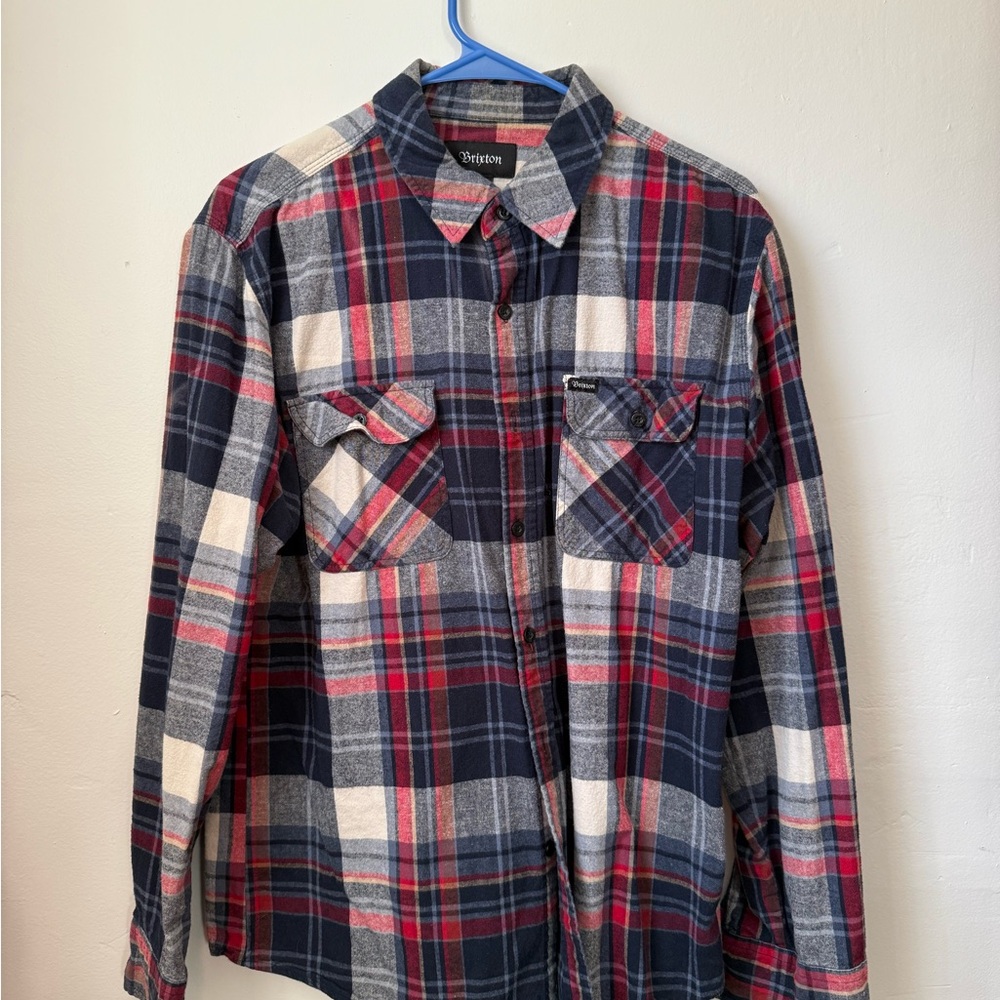 Brixton Plaid Button-Down Shirt